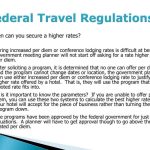 Government travel regulations